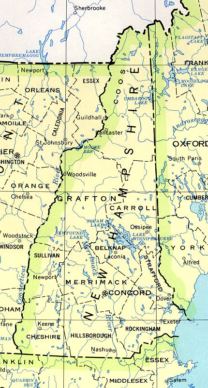 Maps of New Hampshire